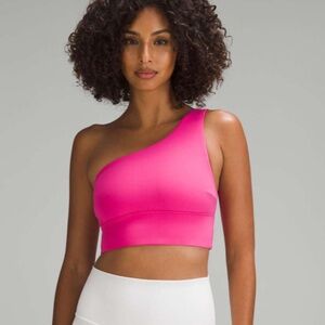 Lululemon Align Asymmetrical Bra - Sonic Pink